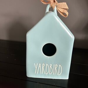 Rae Dunn Teal Yardbird Birdhouse